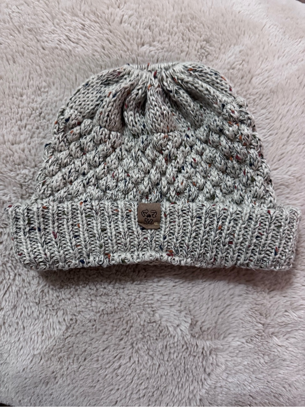 Crochet Beanie w/ Pony Tail Opening